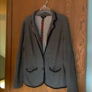CLOSING 2/15 Torrid French Terry Knit Blazer sz 2